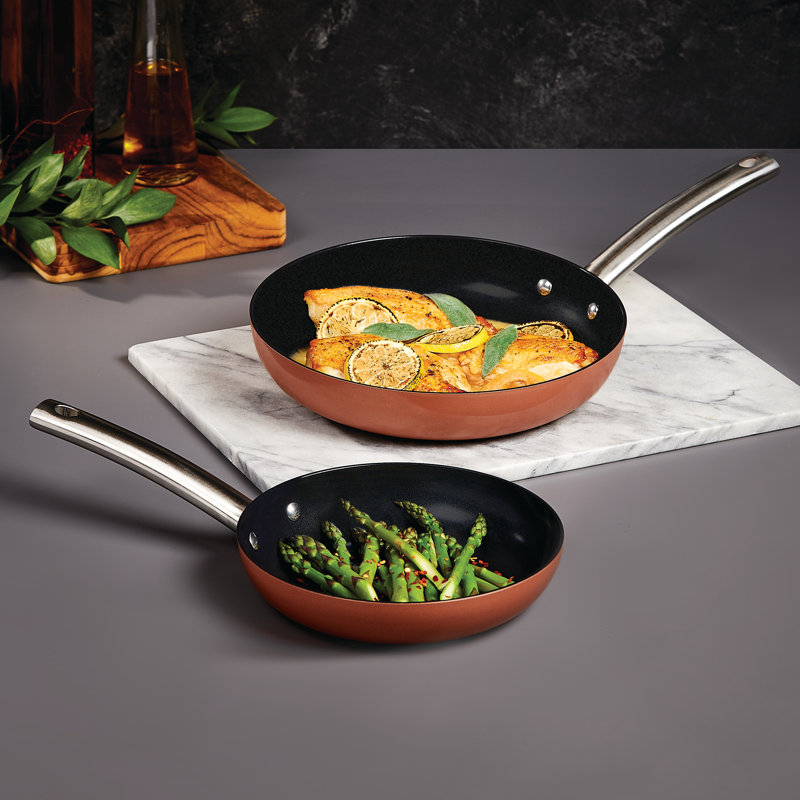 Copper Chef 8, 10 in. Aluminum NonStick Frying Pan Set & Reviews Wayfair